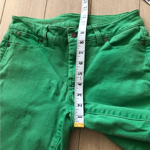 Talbots Curvy Ankle Pants in Green Size 4P - Picture 9 of 11